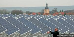 Пять стран, перешедших на солнечную энергию, Германия: 34,8 ГВт.
