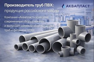 Изготовитель труб ПВХ: особенности производства, сферы применения и значение отечественных предприятий