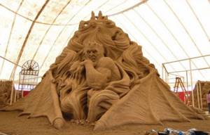 Как создаются песчаные скульптуры