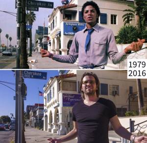 Парень из Лос-Анджелеса показывает, как выглядят сегодня места съемок знаменитых фильмов, Майкл Джексон, реклама Suzuki