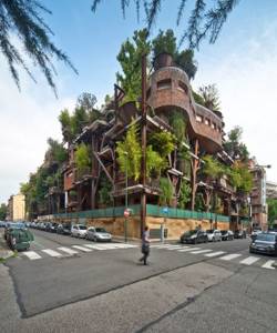 12 сооружений, построенных вокруг деревьев, Здание 25 Green, Турин, Италия