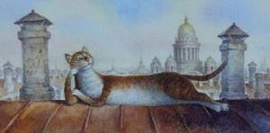 Питерские коты: акварельные мурлыки, которые принесли мировую известность Владимиру Румянцеву, Ожидание