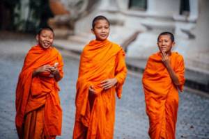 Тайланд, фото от которых невозможно отвести глаз, Юные монахи