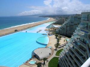 Топ самых необычных бассейнов мира, Отель “San Alfonso del Mar”, Чили