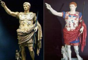 7 занимательных фактов о самых знаменитых скульптурах, Античные статуи были цветными
