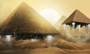 Откуда на самом деле в Египте пирамиды, Инопланетный маяк