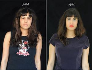 «7 утра — 7 вечера»: как по-разному выглядит человек