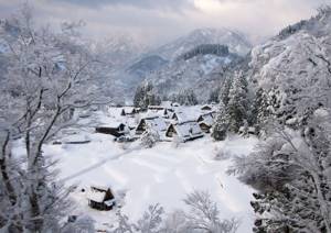 Самые красивые деревни мира, Гокаяма, Япония