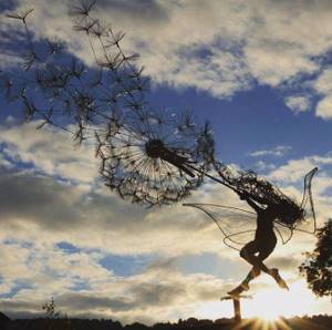 Изящные проволочные скульптуры британца Робина Уайта