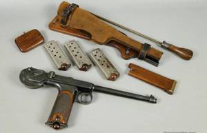 Боркхардт К93 — первый в мире самозарядный пистолет, разработанный в 1893 году и ушедший в массовое производство. Несмотря на крайне необычную форму, ценился за высокую надёжность и отличные баллистические характеристики.