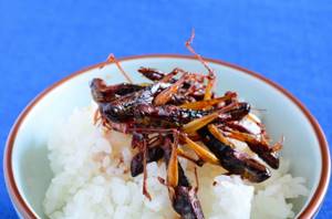 Блюда японской кухни, от которых у вас пропадет аппетит, Инаго-но-цукудани