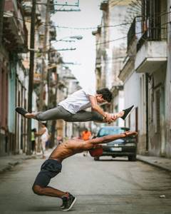 балерин, Балерины и танцоры на улицах Кубы