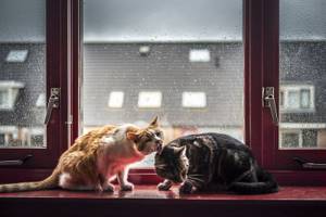 Коты и дождь.  Лиричный проект фотографа Фелисити Berkleef 05