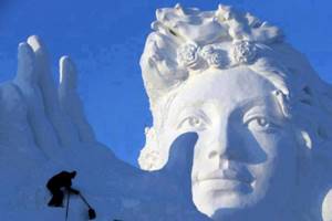 Чарующие снежные скульптуры 09