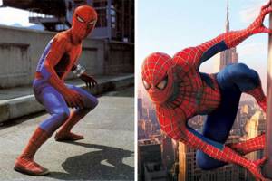 Cупергерои тогда и сейчас (14 фото),Человек-паук 1978 и 2002 год