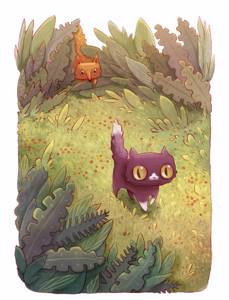 Большие приключения маленького котенка, который заблудился в лесу. Автор Алена Ткач