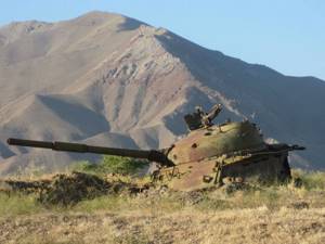 Советский танк в Афганистане