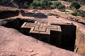 Потрясающие подземные храмы, расположенные в разных уголках мира, Высеченные из камня церкви, Эфиопия