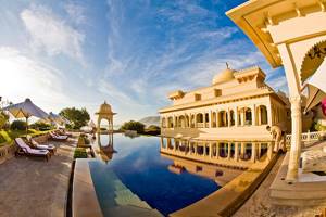 Morning Poolside at the Oberoi Udaivilas Udaipur, India