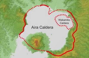 Пугающие факты про супервулканы, Кальдера Айра (Aira Caldera), остров Кюсю (Kyushu), Япония