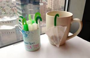 Мини-зонтик Чай сумка, 15 креативных чайных пакетиков