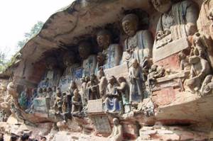 5 древних шедевров, высеченных из скал, Барельефы и скульптуры Дацзу (Китай)