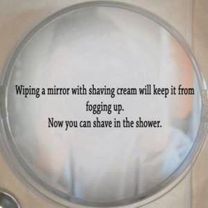 Делаем так, чтобы зеркальная поверхность в вашей ванной не запотевало