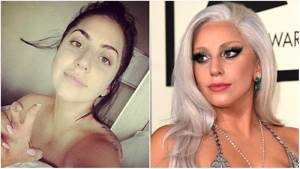 Звёзды, которых просто невозможно узнать без макияжа, Леди Гага