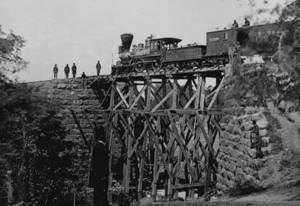 Любопытные факты про поезда, Гражданская война в США