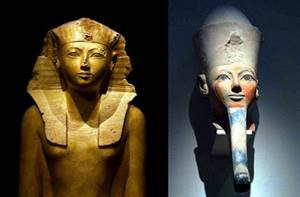 Любопытные факты о египетских фараонах, Поддельная борода Хатшепсут